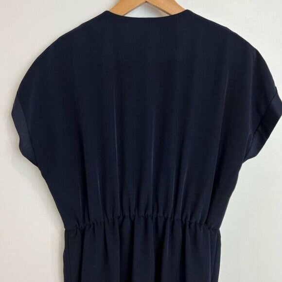 Vintage Elisa Cavaletti Club Women’s Medium Faux Wrap Gold Embellished Dress - Picture 5 of 12